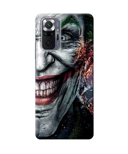 Joker half face Redmi Note 10 Pro Back Cover