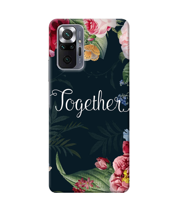 Together flower Redmi Note 10 Pro Back Cover