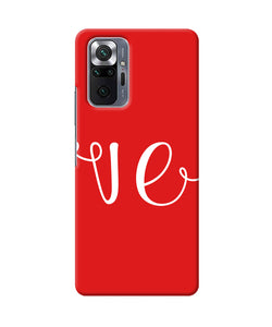 Love two Redmi Note 10 Pro Back Cover