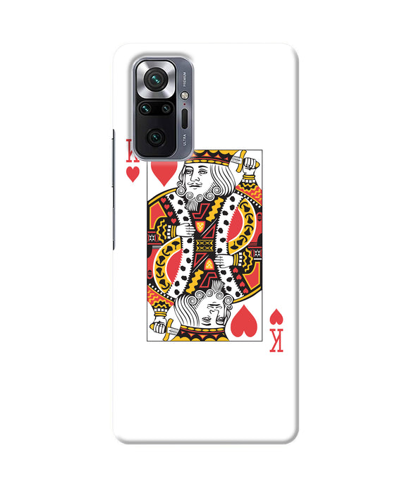 Heart king card Redmi Note 10 Pro Back Cover