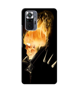 Burning ghost rider Redmi Note 10 Pro Back Cover