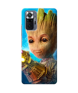 Groot vs thanos Redmi Note 10 Pro Back Cover