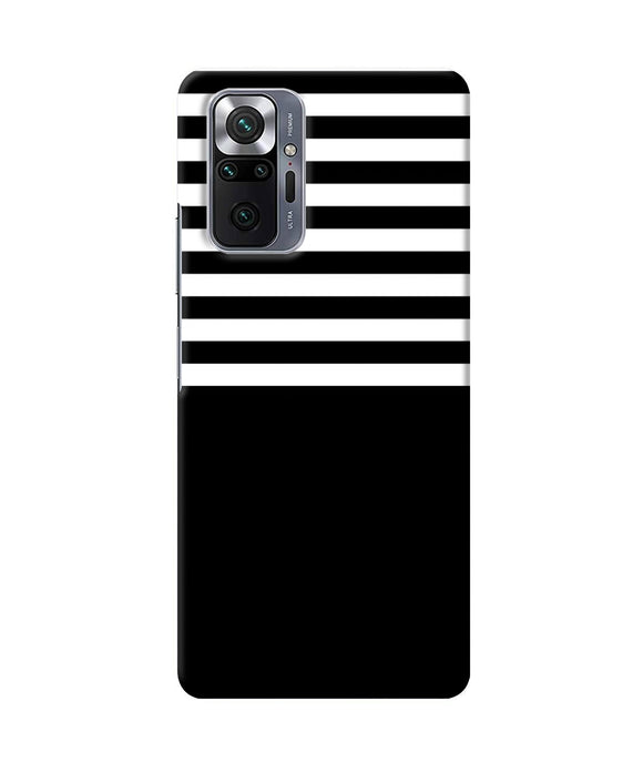 Black and white print Redmi Note 10 Pro Back Cover