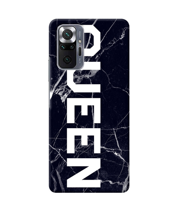 Queen marble text Redmi Note 10 Pro Back Cover