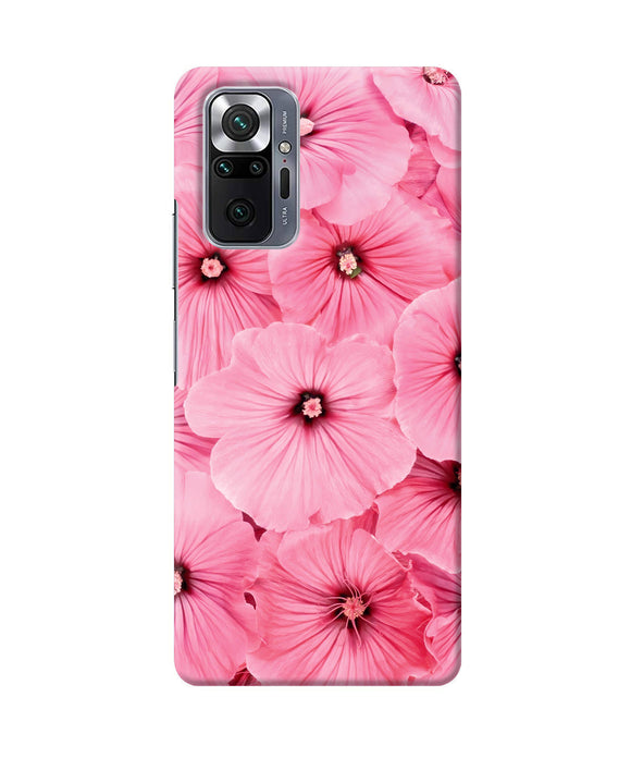 Pink flowers Redmi Note 10 Pro Back Cover