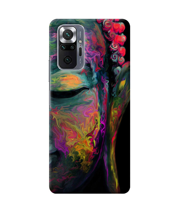 Buddha face painting Redmi Note 10 Pro Back Cover