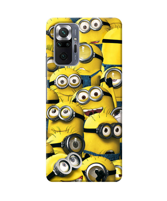 Minions crowd Redmi Note 10 Pro Back Cover