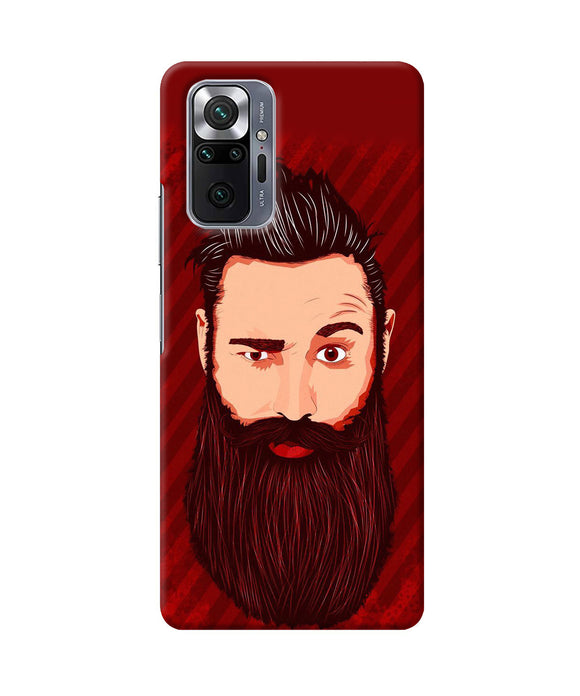 Beardo character Redmi Note 10 Pro Back Cover