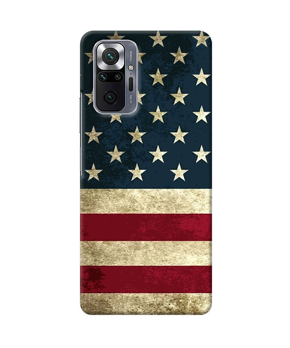 Vintage US flag Redmi Note 10 Pro Back Cover