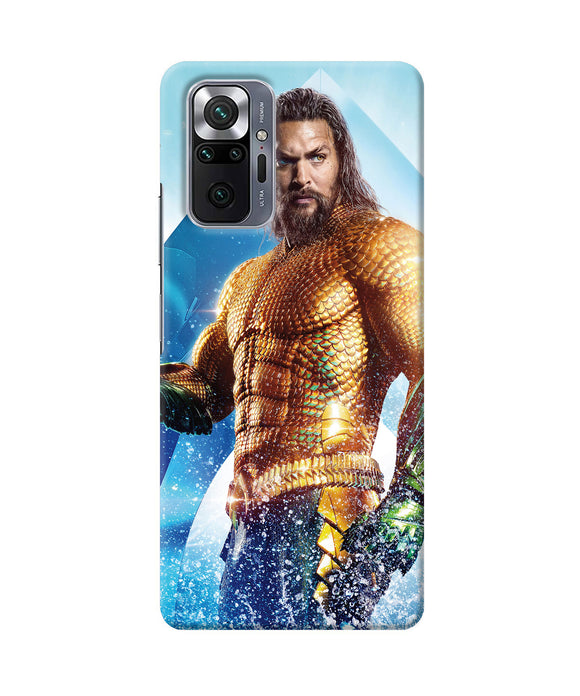 Aquaman water poster Redmi Note 10 Pro Back Cover