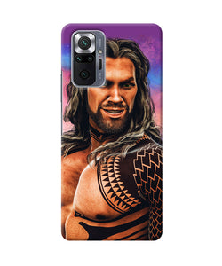 Aquaman sketch Redmi Note 10 Pro Back Cover