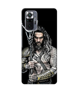 Aquaman trident black Redmi Note 10 Pro Back Cover