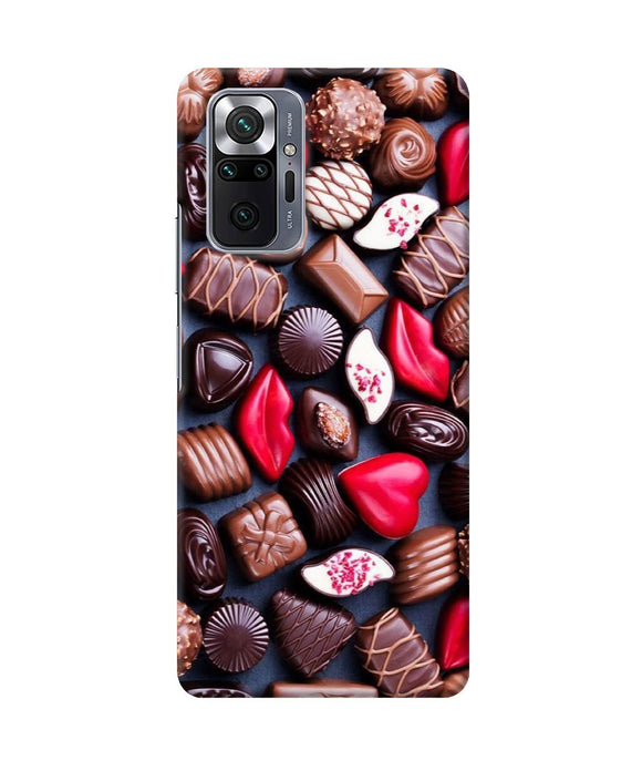 Valentine special chocolates Redmi Note 10 Pro Back Cover
