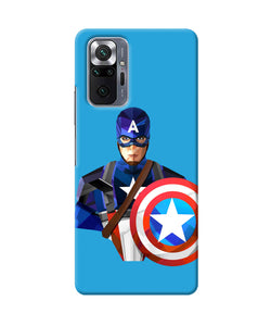 Captain america character Redmi Note 10 Pro Back Cover