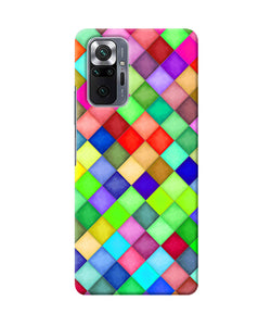 Abstract colorful squares Redmi Note 10 Pro Back Cover