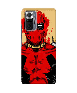 Blooded deadpool Redmi Note 10 Pro Back Cover