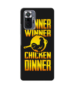 Pubg chicken dinner Redmi Note 10 Pro Back Cover