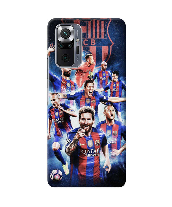 Messi FCB team Redmi Note 10 Pro Back Cover