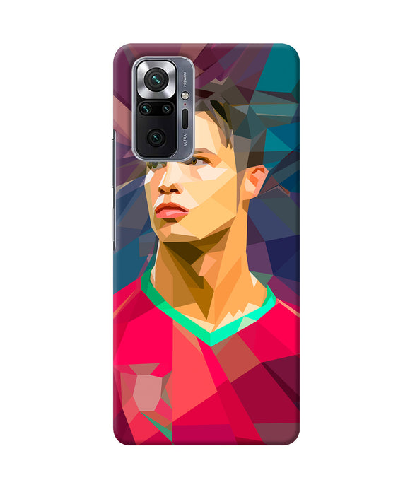 Abstract ronaldo Redmi Note 10 Pro Back Cover