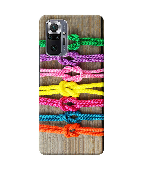 Colorful shoelace Redmi Note 10 Pro Back Cover