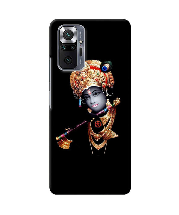 Lord krishna with fluet Redmi Note 10 Pro Back Cover