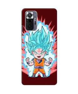 Goku little character Redmi Note 10 Pro Back Cover