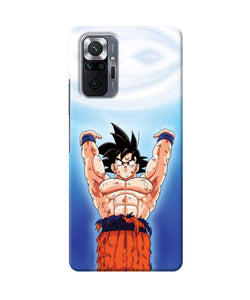 Goku super saiyan power Redmi Note 10 Pro Back Cover