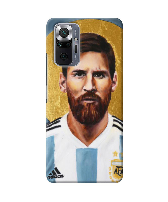 Messi face Redmi Note 10 Pro Back Cover