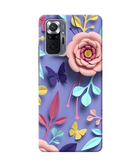 Flower canvas Redmi Note 10 Pro Back Cover