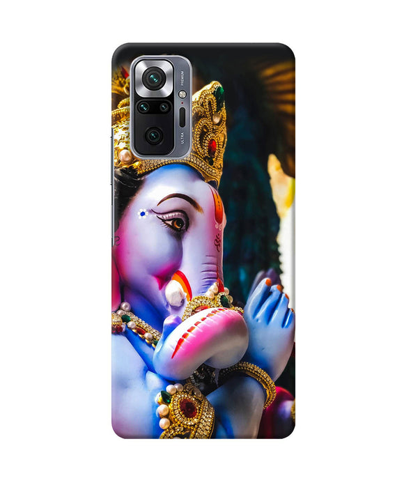 Lord ganesh statue Redmi Note 10 Pro Back Cover