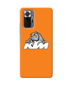 KTM dog logo Redmi Note 10 Pro Back Cover