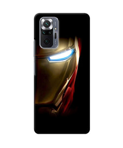 Ironman half face Redmi Note 10 Pro Back Cover