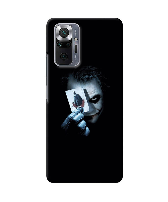 Joker dark knight card Redmi Note 10 Pro Back Cover