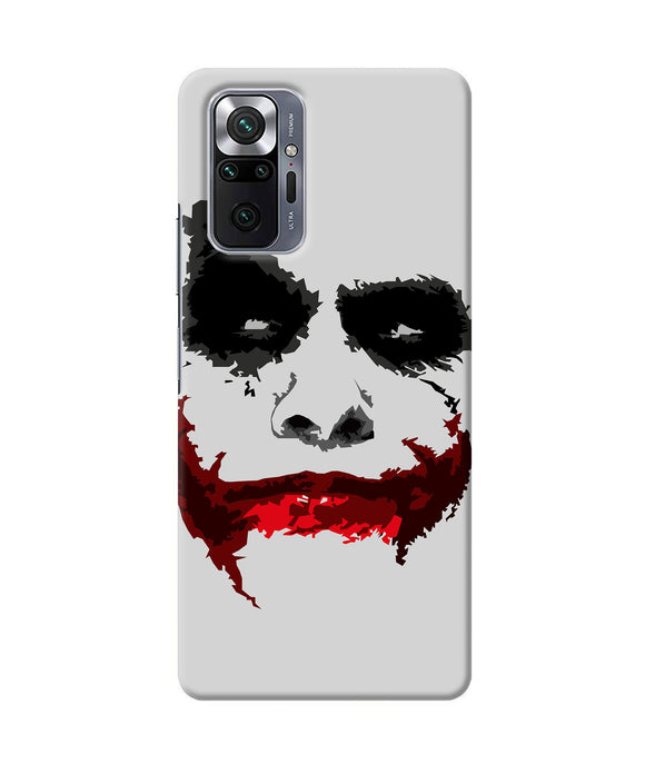 Joker dark knight red smile Redmi Note 10 Pro Back Cover