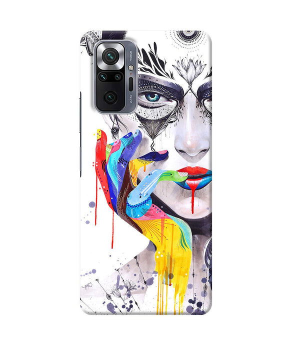 Girl color hand Redmi Note 10 Pro Back Cover