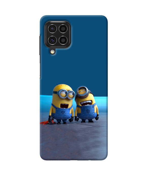 Minion Laughing Samsung F62 Back Cover