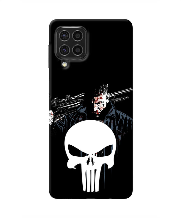 Punisher Character Samsung F62 Real 4D Back Cover