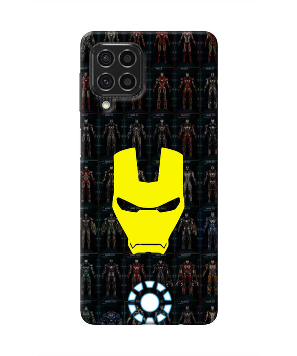 Iron Man Suit Samsung F62 Real 4D Back Cover