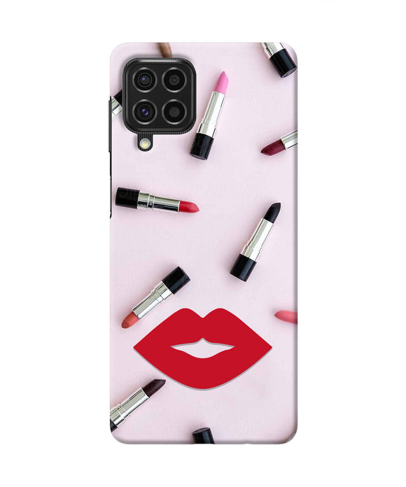 Lips Lipstick Shades Samsung F62 Real 4D Back Cover