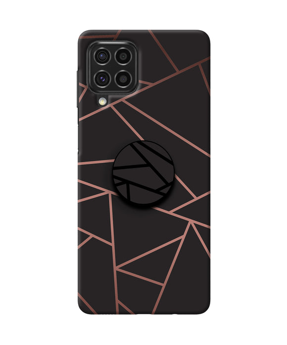 Geometric Pattern Samsung F62 Pop Case