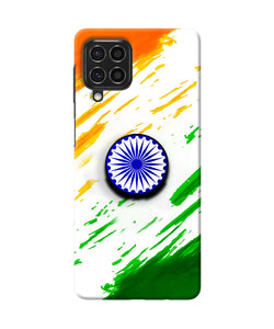 Indian Flag Ashoka Chakra Samsung F62 Pop Case