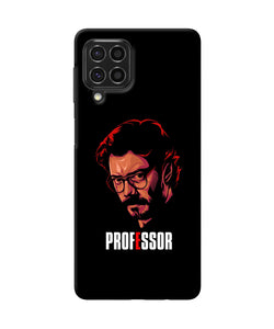 Money Heist Professor Sketch Samsung F62 Back Cover