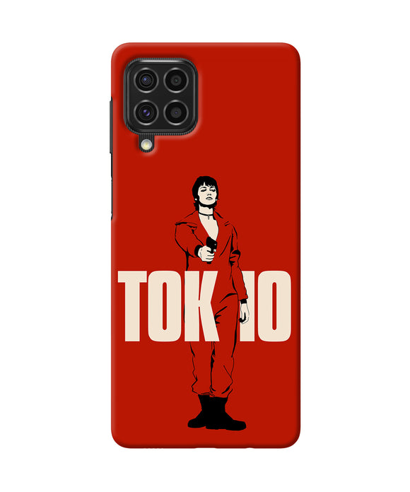 Money Heist Tokyo With Gun Samsung F62 Back Cover