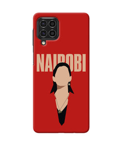 Nairobi Paint Money Heist Samsung F62 Back Cover