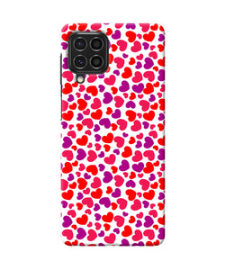 Heart print Samsung F62 Back Cover