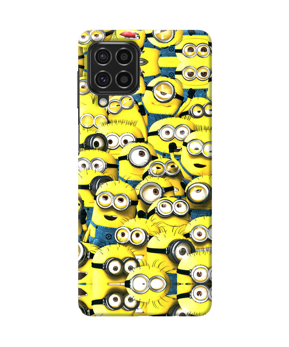 Minions mini crowd Samsung F62 Back Cover