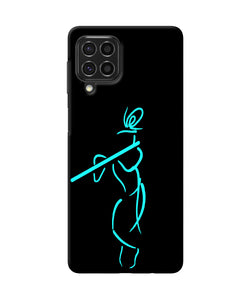 Lord krishna sketch Samsung F62 Back Cover