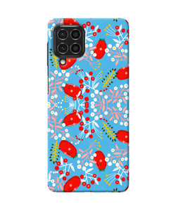 Small red animation pattern Samsung F62 Back Cover