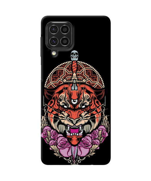 Abstract tiger Samsung F62 Back Cover