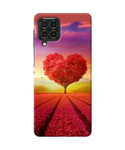 Natural heart tree Samsung F62 Back Cover